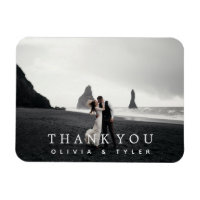 Modern + Einfache Hochzeit Vielen Dank