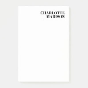 Modern, einfaches, trendiges, minimalistisches Des Post-it Klebezettel