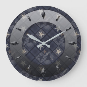 Modern, elegant, abstrakt, dekorativ, Uhr