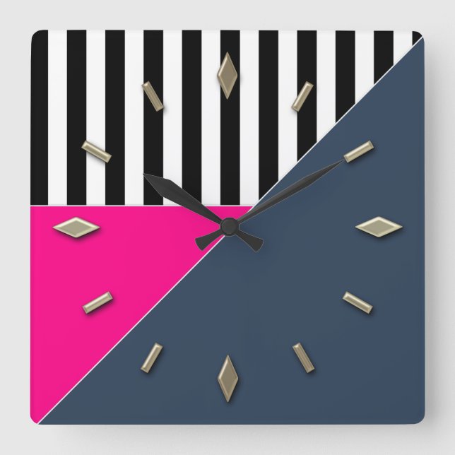 Modern, elegant, abstrakt, dekorativ, Uhr (Vorderseite)