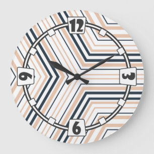 Modern, elegant, abstrakt, dekorativ, Uhr