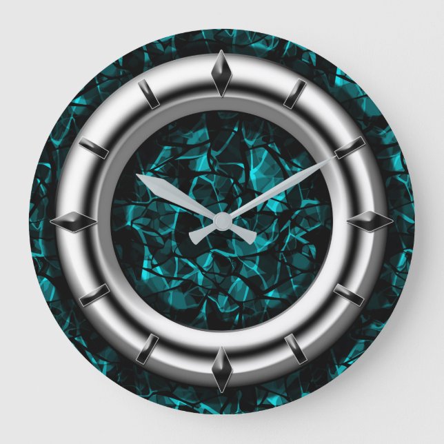 Modern, elegant, abstrakt, dekorativ, Uhr (Vorderseite)