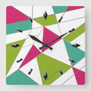Modern, elegant, abstrakt, dekorativ, Uhr