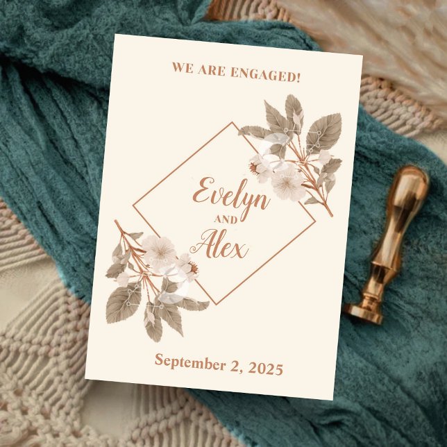 Modern Elegant Boho Wedding Invitation Einladung (Von Creator hochgeladen)