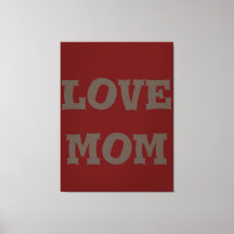 Modern elegant_braun_deep_red_Liebe Mom_design