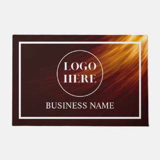 Modern Elegant Business Logo Doormat Fußmatte