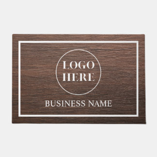 Modern Elegant Business Logo Doormat Fußmatte