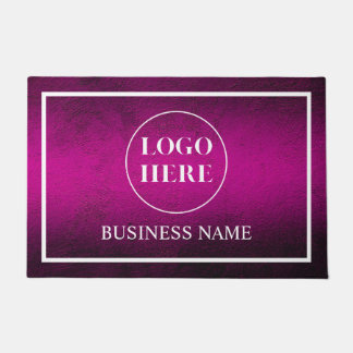 Modern Elegant Business Logo Doormat Fußmatte