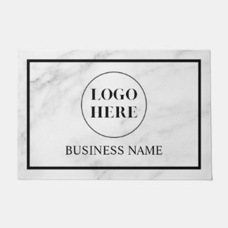Modern Elegant Business Logo Doormat Fußmatte