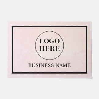 Modern Elegant Business Logo Doormat Fußmatte