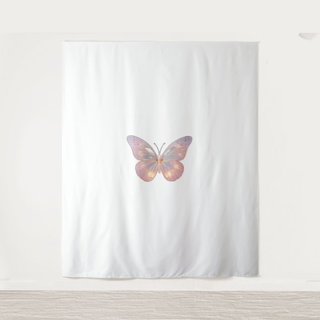 Modern Elegant Butterfly Design  Wandteppich (Vorderseite)