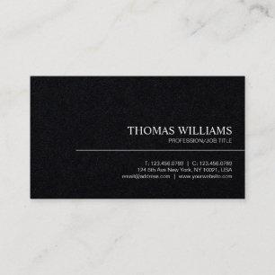 Modern Elegant Minimalistisch Professionell Schlic Visitenkarte