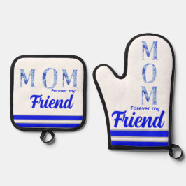 Modern Elegant Mother’s Day|Forever Friend Ofenhandschuh & Topflappen-Set