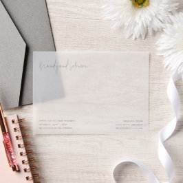 Modern Elegant Photo Wedding