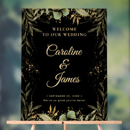 Modern Elegant Script Wedding Welcome Acrylic Sig Acrylschild