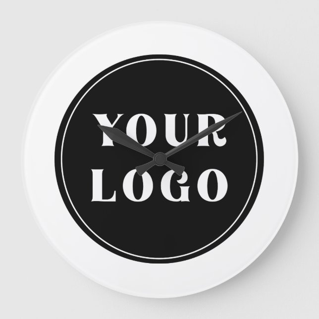 Modern, elegant, stilvoll und anpassbar große wanduhr (Vorderseite)