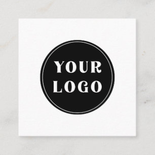 Modern, elegant, stilvoll und anpassbar quadratische visitenkarte