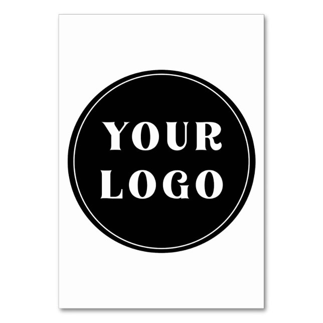 Modern, elegant, stilvoll und anpassbar tischnummer (Vorderseite)