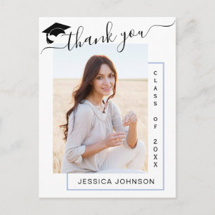 MODERN ELEGANT THANK YOU-SKALA POSTKARTE