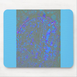 Modern_elegant_theAbstract art_BLUE Mousepad