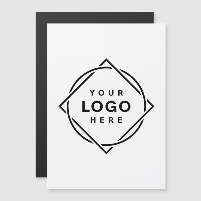 modern, elegant und anpassbar magneteinladung (Vorne/Hinten)