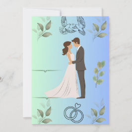 Modern Elegant Wedding Invitation Template | Edita Karte