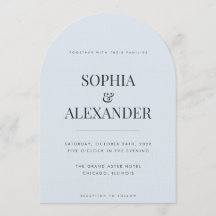 Modern Emerald Green & Ice Blue Arch