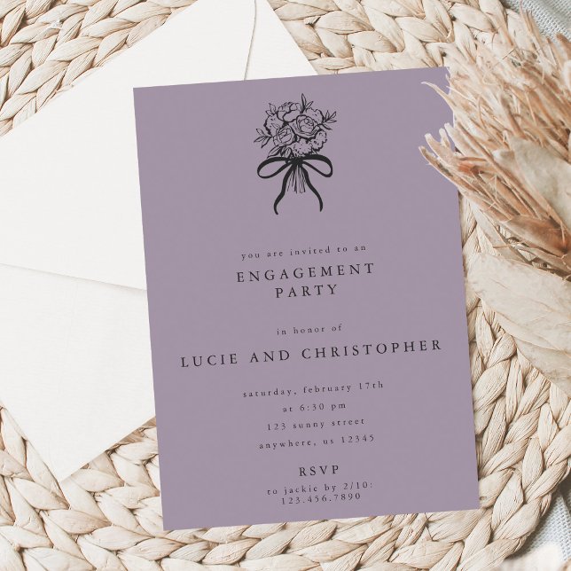 Modern Engagement Party Invitation Einladung (Von Creator hochgeladen)