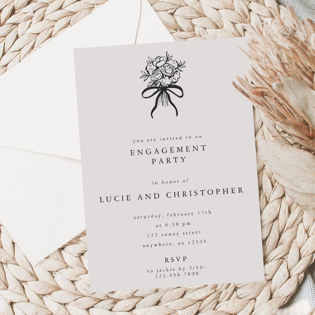 Modern Engagement Party Invitation Einladung (Von Creator hochgeladen)