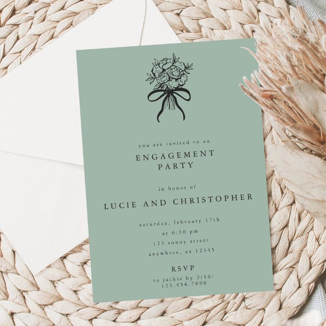Modern Engagement Party Invitation Einladung (Von Creator hochgeladen)