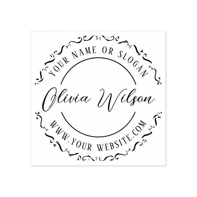 Modern | Erstellen Sie Ihre eigene Rubber-Briefmar Gummistempel (Prägung)