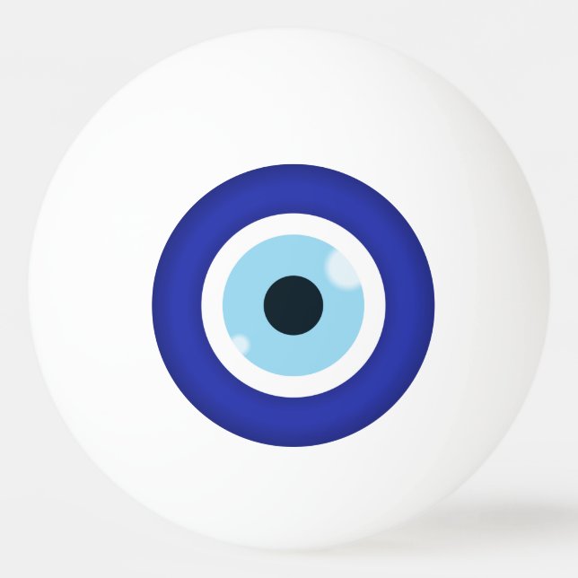 Modern Evil Eye Tischtennisball (Vorderseite)