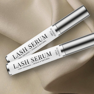 Modern Eyelash Beauty Product Mascara Tube Label Etiketten