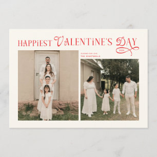 Modern Family 5 Fotos Glücklichster Valentinstag Feiertagskarte