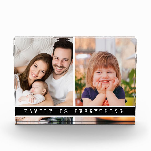 Modern Family Is Everything Quote 2 Collage  Fotoblock (Vorderseite)