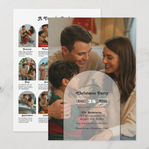 Modern Family Jahresrückblick Foto Weihnachtsfeier Einladung