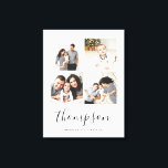 Modern Family Monogram 4 Foto Collage Leinwanddruck<br><div class="desc">Maßgeschneiderte, verpackte Leinwand Wandkunst personalisiert mit Ihren Fotos und Monogramm. Fügen Sie Ihrem Familiennamen Monogramm oder anderen benutzerdefinierten Text mit Platz für 4 quadratische Instagram-Fotos hinzu. Verwenden Sie die Entwurfswerkzeuge, um mehr Fotos hinzuzufügen, die Hintergrundfarbe zu ändern und die Schriftart und Farben zu bearbeiten, um ein einzigartiges Design zu erstellen....</div>