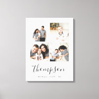 Modern Family Monogram 4 Foto Collage