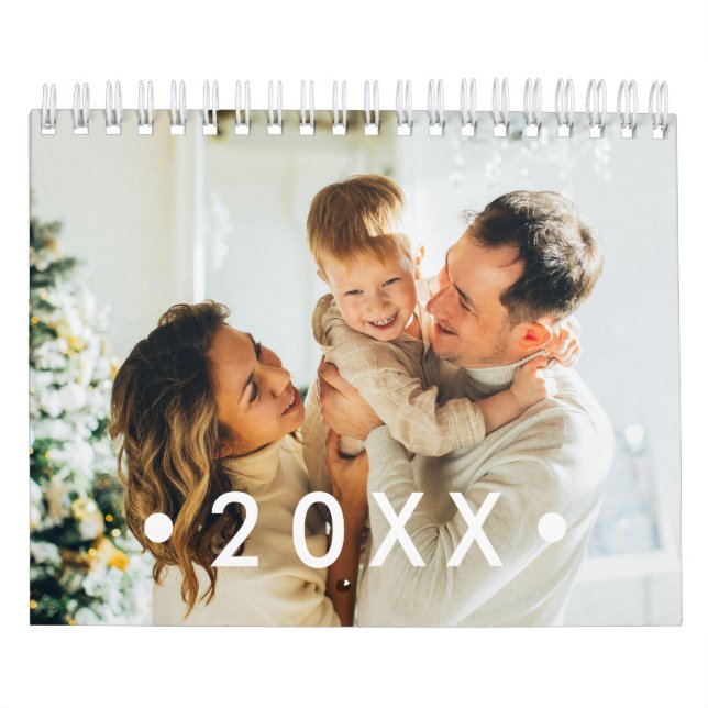 Modern Family Photo Holiday Gift Kalender (Titelbild)