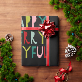 Modern & farbenfroh: Weihnachtswrapping Paper Geschenkpapier