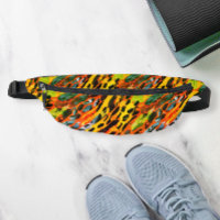 Modern farbenfrohe Wildtier Print Camoiflage Paint