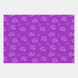 Modern farbiges muslimisches Party Geschenkpapier Set