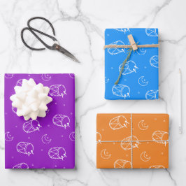 Modern farbiges muslimisches Party Geschenkpapier Set