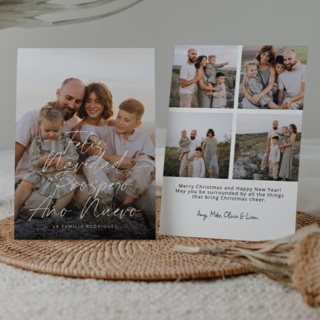 Modern Feliz Navidad Foto Weihnachten (Von Creator hochgeladen)