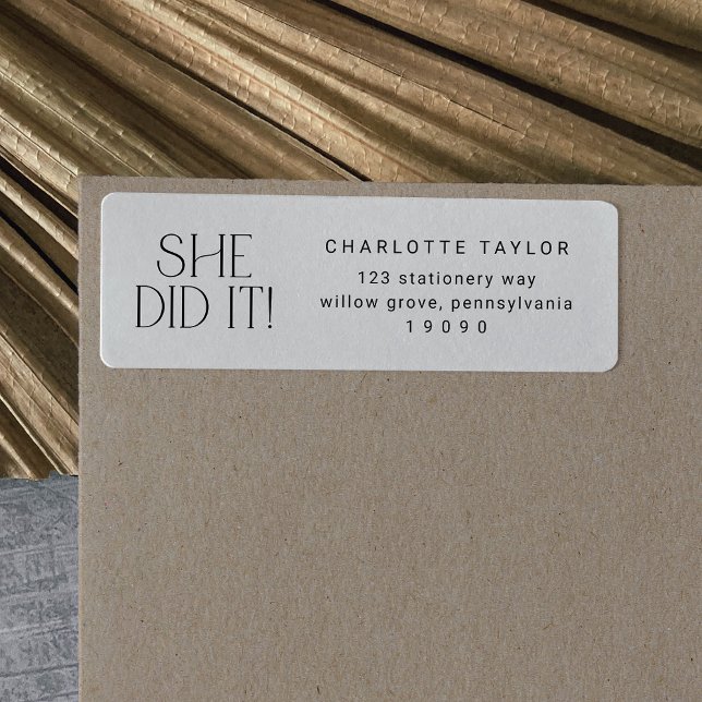 Modern Fete | Minimal, dass sie es Abschluss Rückg (Von Creator hochgeladen)