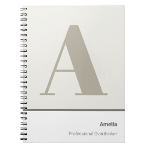 Modern, fett, minimalistisch, professionell notizblock