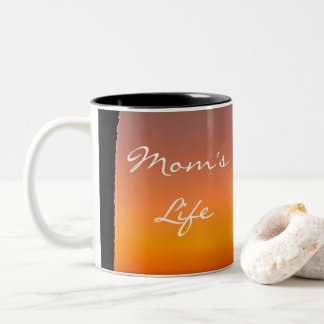 Modern First Mother’s Day Mug - Sunset Zweifarbige Tasse