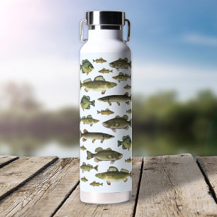 Modern Fisch Einfischer Whimsical Fun Trinkflasche