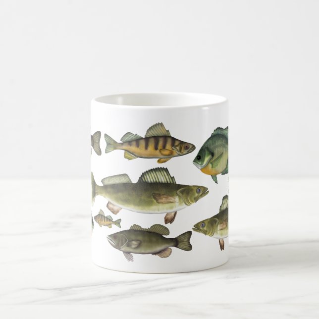 Modern Fisherman Angler Fish Hobby Kaffeetasse (Mittel)