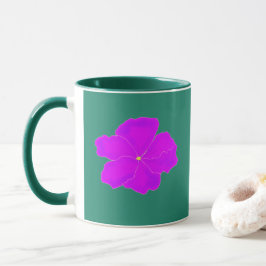 Modern floral Lila Emerald Green Tasse